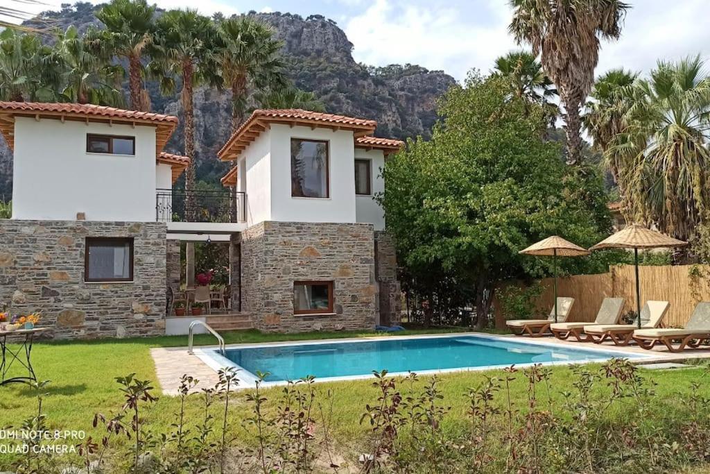 Villa Merry - Dalyan Stonehouse With Palmtrees, 50M To River Ortaca  Екстериор снимка